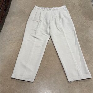 Ping Light khaki Pleated Trousers